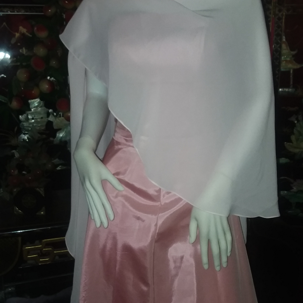 2 piece soft pink skirt set